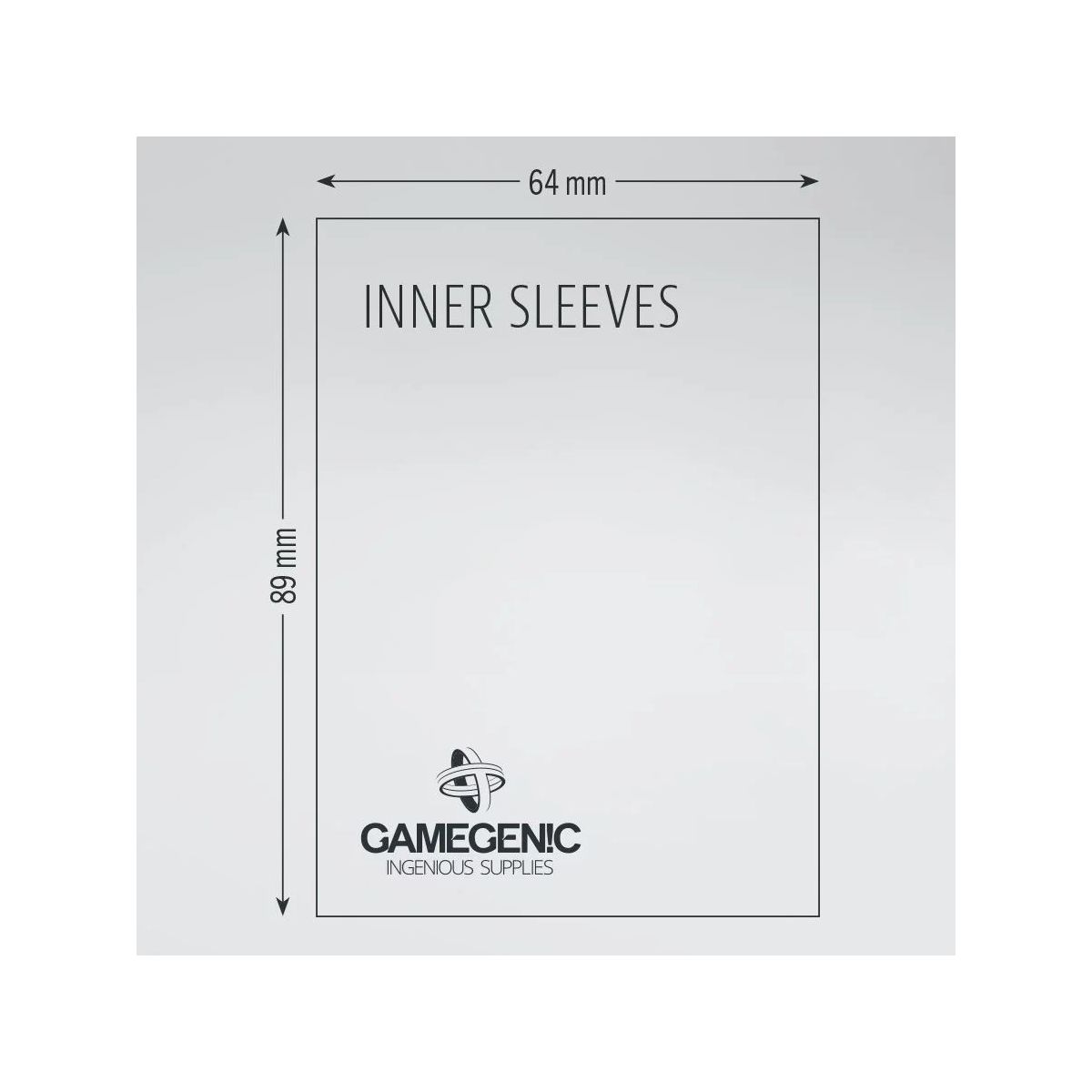 Gamegenic - Card Sleeves - Standard - Inner Sleeves (100)