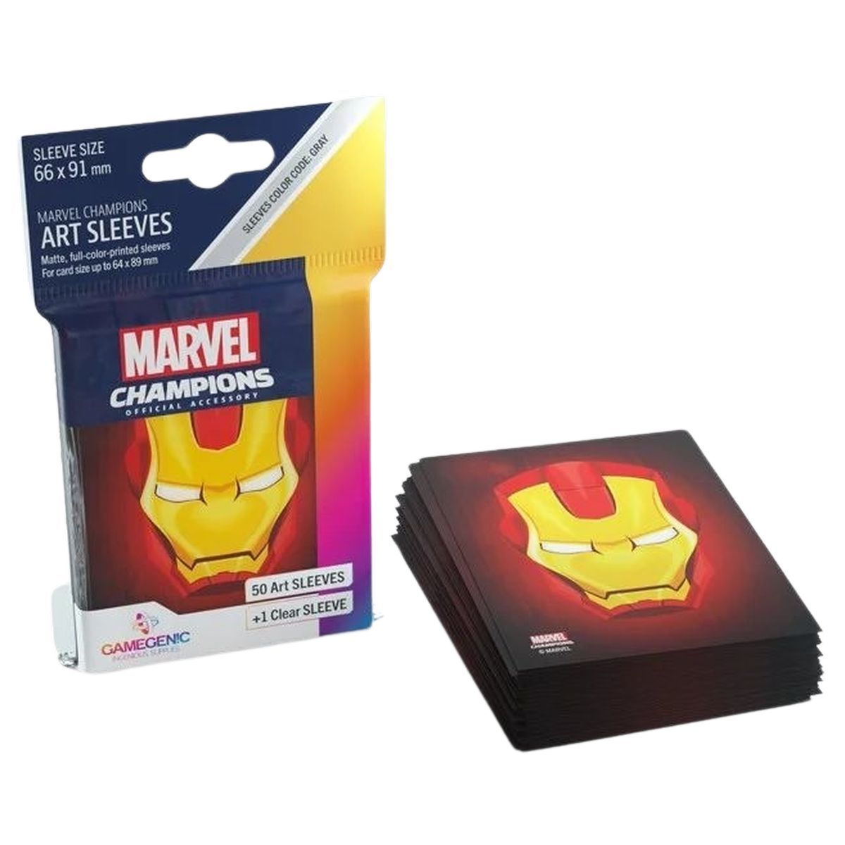 Gamegenic - Card Sleeves - Standard - Marvel Champions: Iron Man (50)