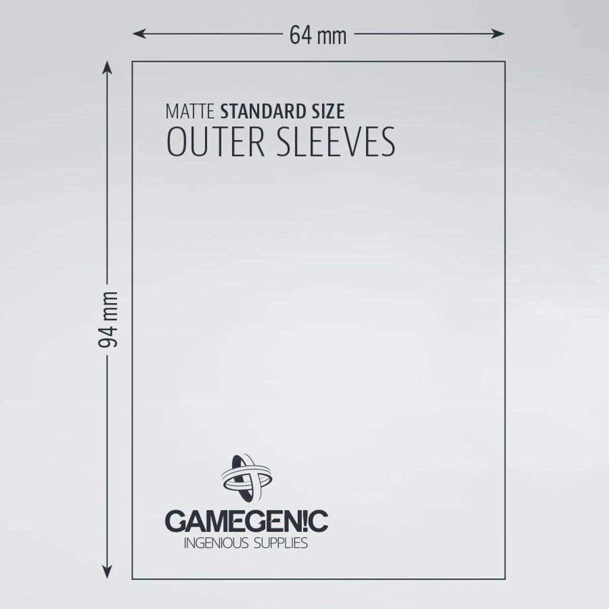 Gamegenic - Card Sleeves - Standard - Outer Sleeves Matte (50)