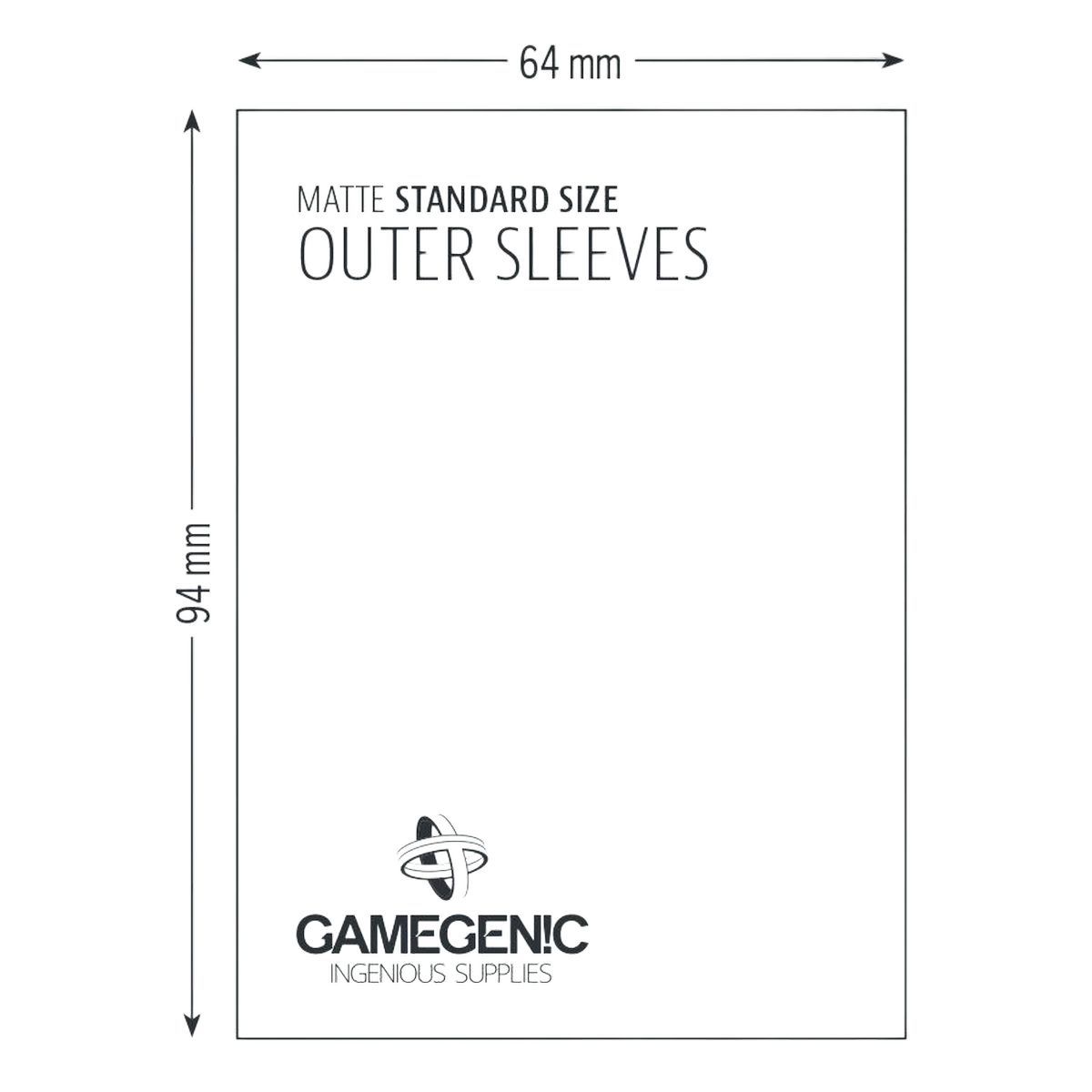 Gamegenic - Card Sleeves - Standard - Outer Sleeves Matte (50)