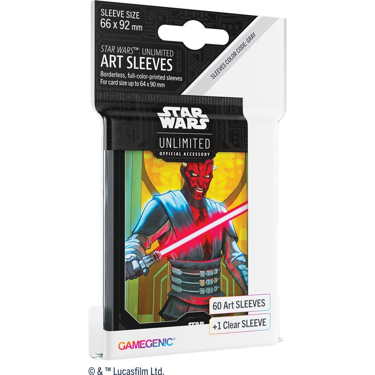 Gamegenic - Card Sleeves - Standard - Star Wars: Unlimited - Darth Maul (60)