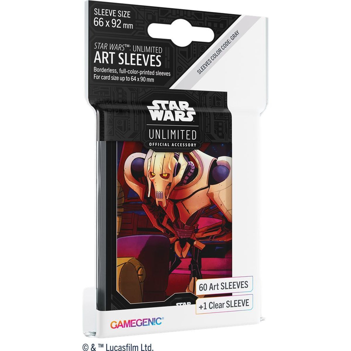 Gamegenic - Card Sleeves - Standard - Star Wars: Unlimited - General Grievous (60)