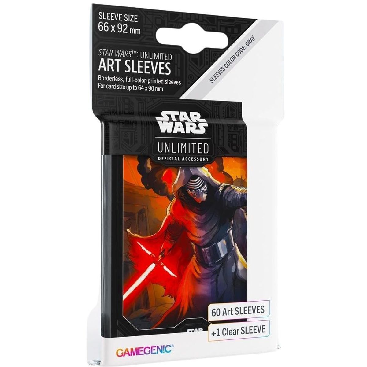 Gamegenic - Card Sleeves - Standard - Star Wars: Unlimited - Kylo Ren - FR (60)