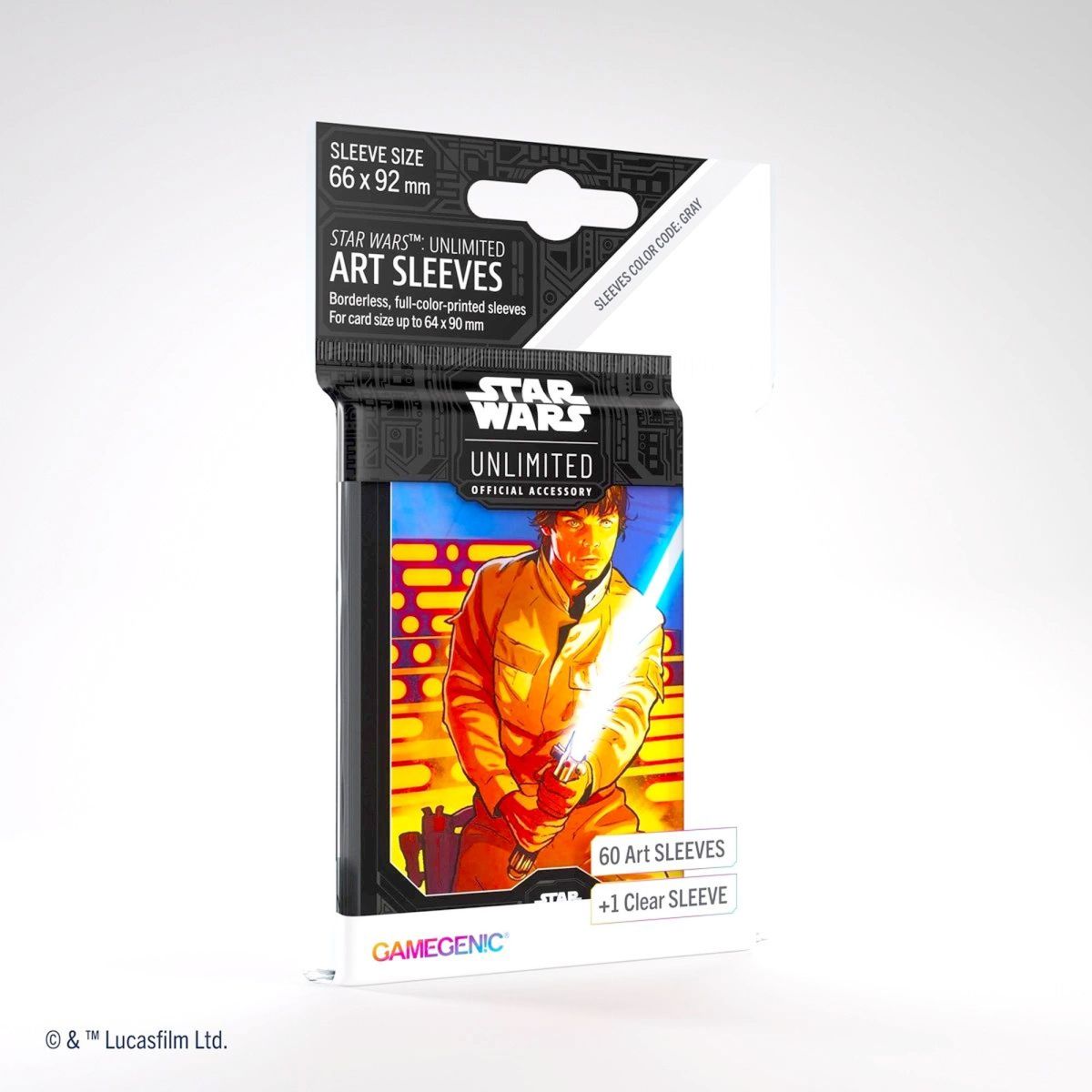 Item Gamegenic - Card Sleeves - Standard - Star Wars: Unlimited - Luke - FR (60)