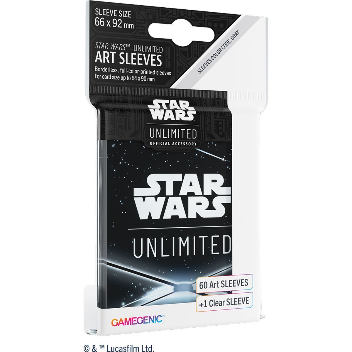 Gamegenic - Card Sleeves - Standard - Star Wars: Unlimited - Space Black (60)