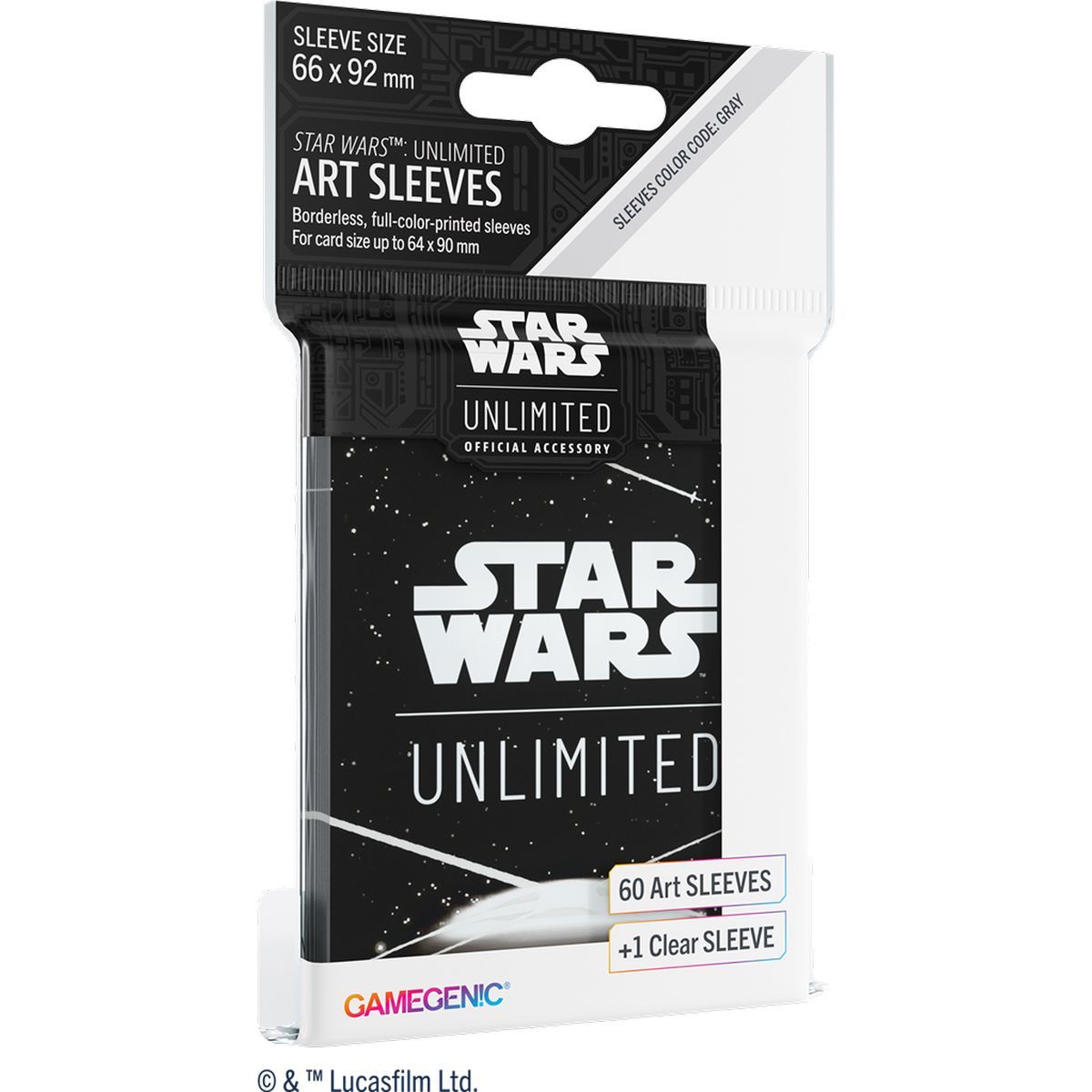 Gamegenic - Card Sleeves - Standard - Star Wars: Unlimited - Space White (60)