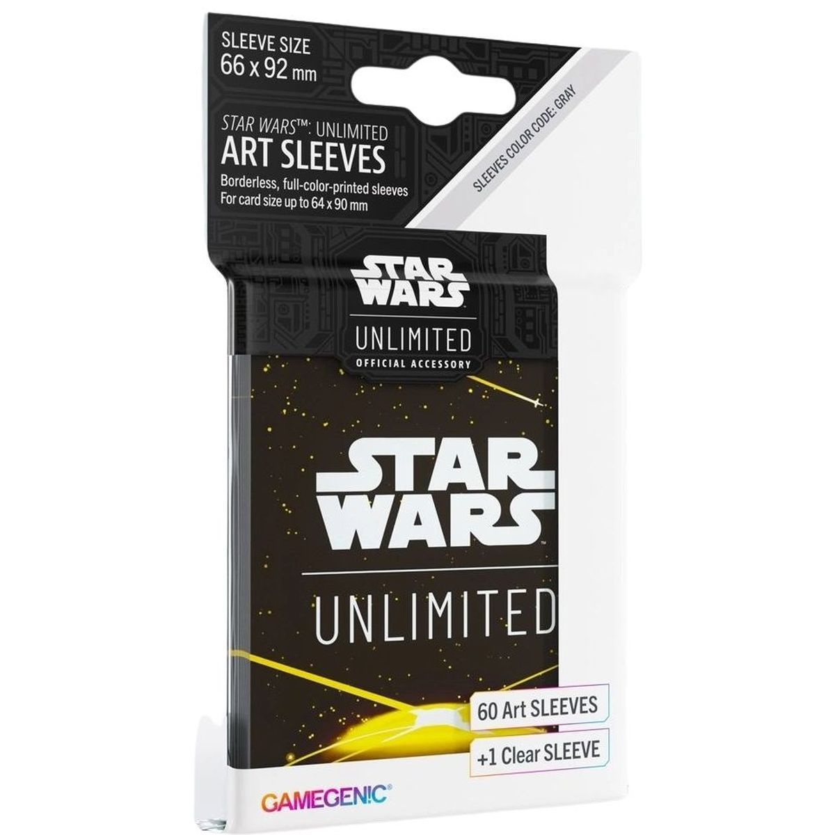 Gamegenic - Card Sleeves - Standard - Star Wars: Unlimited - Space Yellow - FR (60)