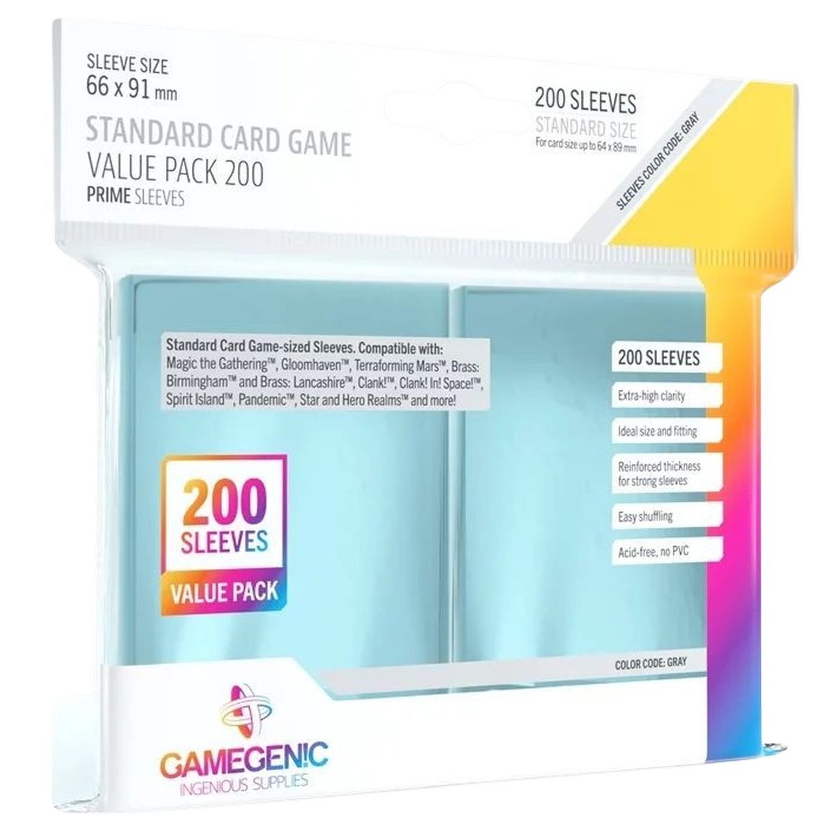 Gamegenic - Card Sleeves - Standard - Value Pack (200)