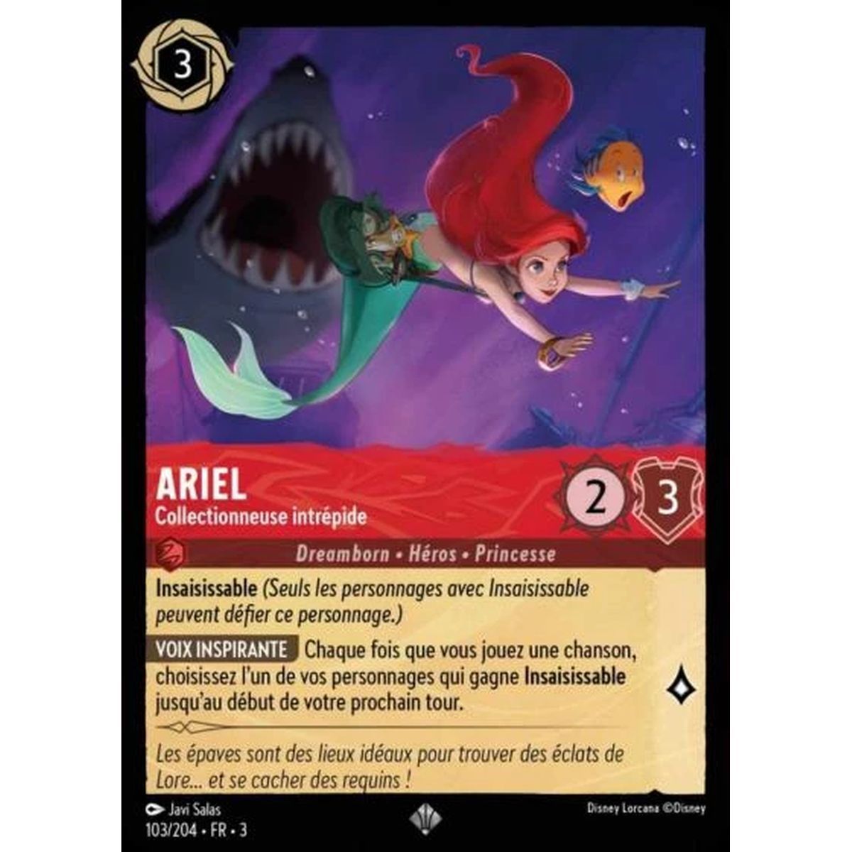 Ariel, Intrepid Collector - 103/204 - ITI - Les Terres d'Encres - Super Rare - French