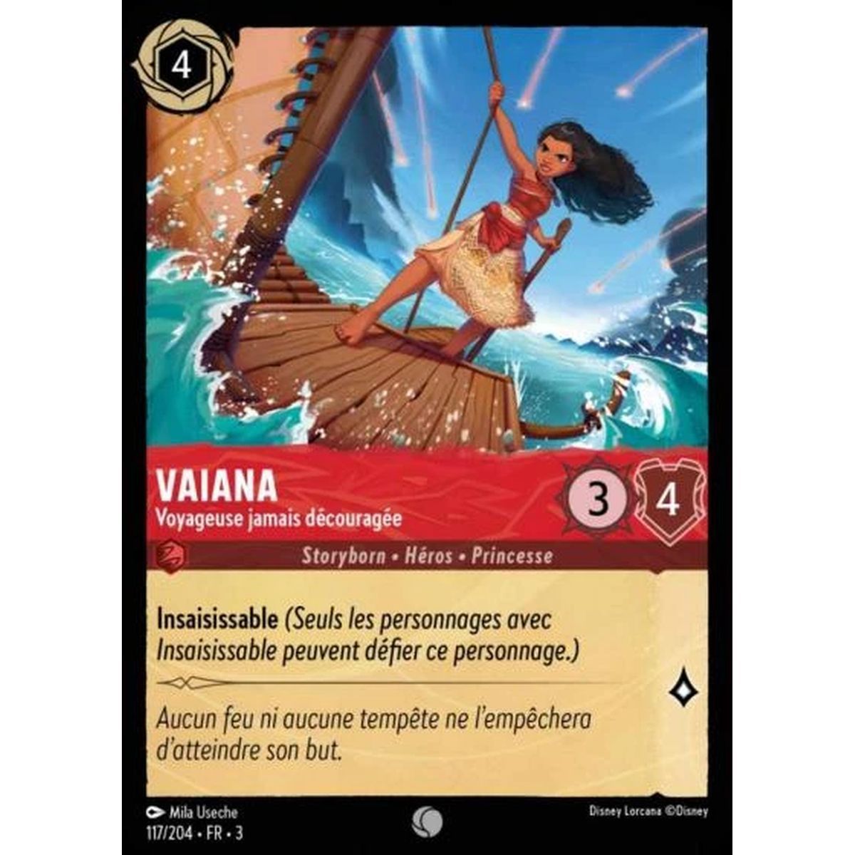 Vaiana, Traveler never discouraged - 117/204 - ITI - Les Terres d'Encres - Brillante - Premium - French