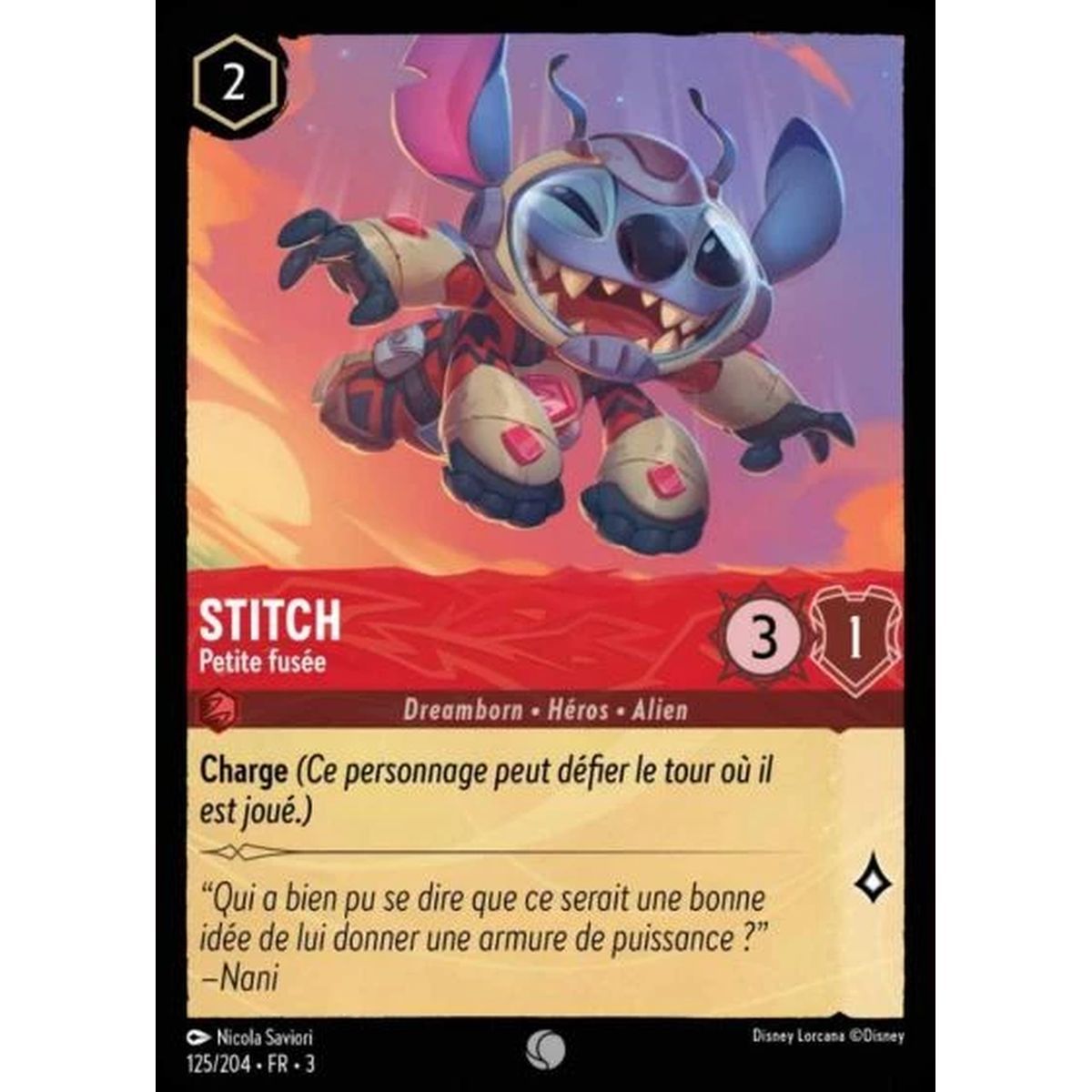 Stitch, Small rocket - 125/204 - ITI - Les Terres d'Encres - Brillante - Premium - French