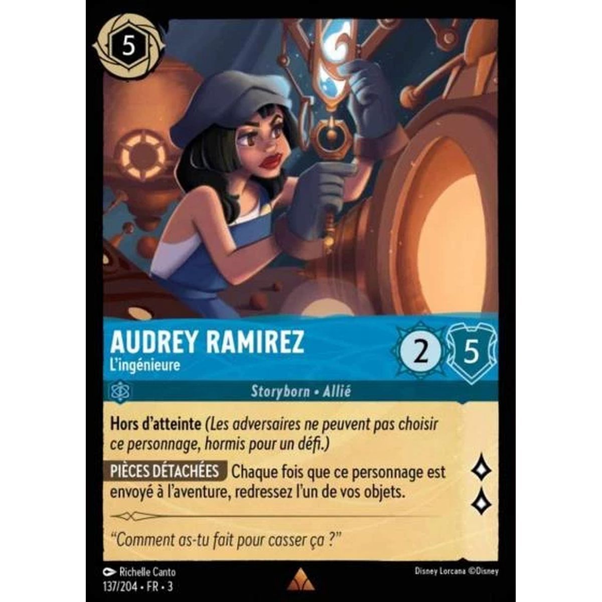 Audrey Ramirez, The Engineer - 137/204 - ITI - Les Terres d'Encres - Rare - French