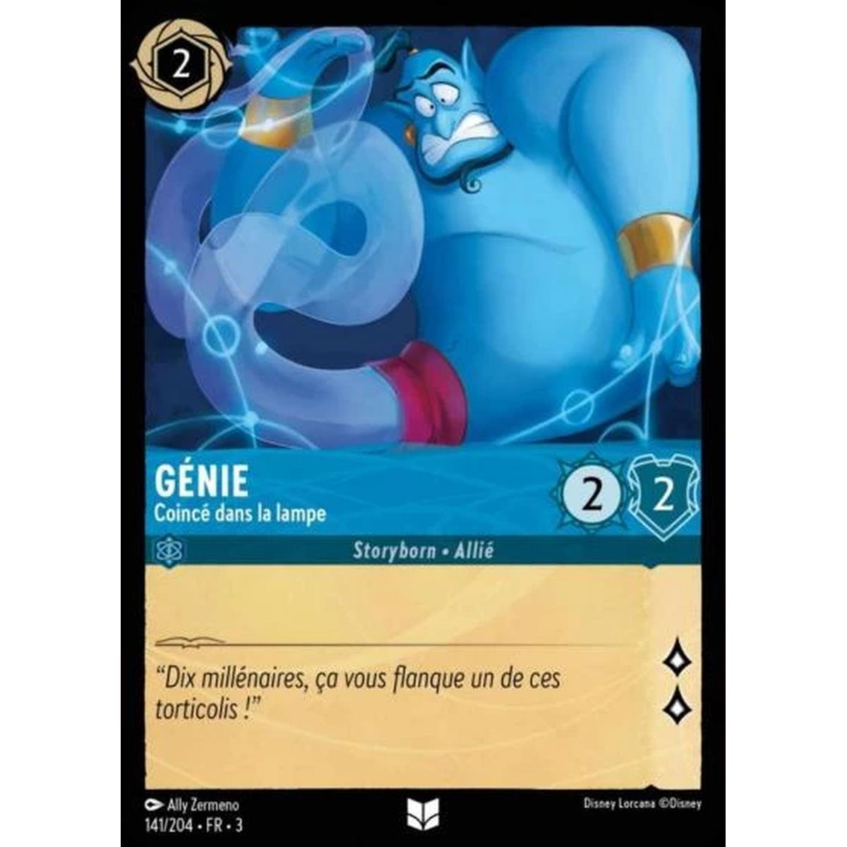 Item Genie, Stuck in the Lamp - 141/204 - ITI - Les Terres d'Encres - Uncommon - French