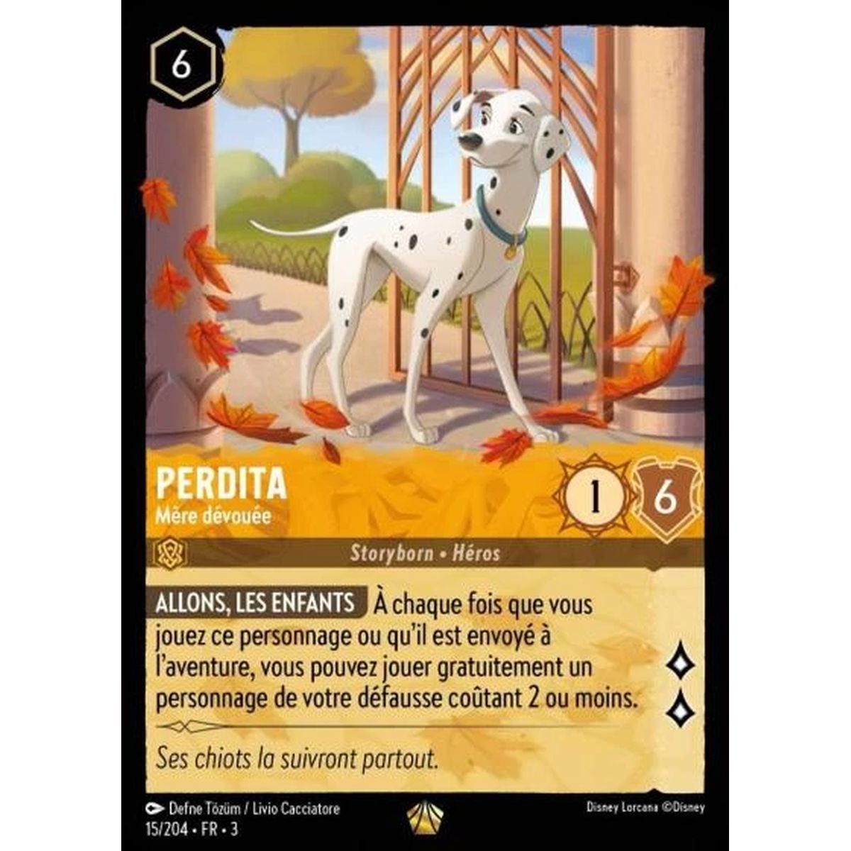 Perdita, Devoted Mother - 15/204 - ITI - Les Terres d'Encres - Legendary - French