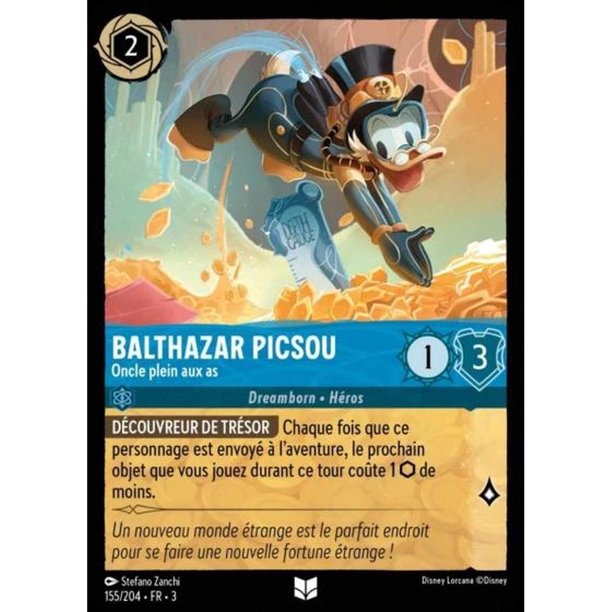 Item Balthazar Picsou, Uncle full of aces - 155/204 - ITI - Les Terres d'Encres - Brillante - Premium - French