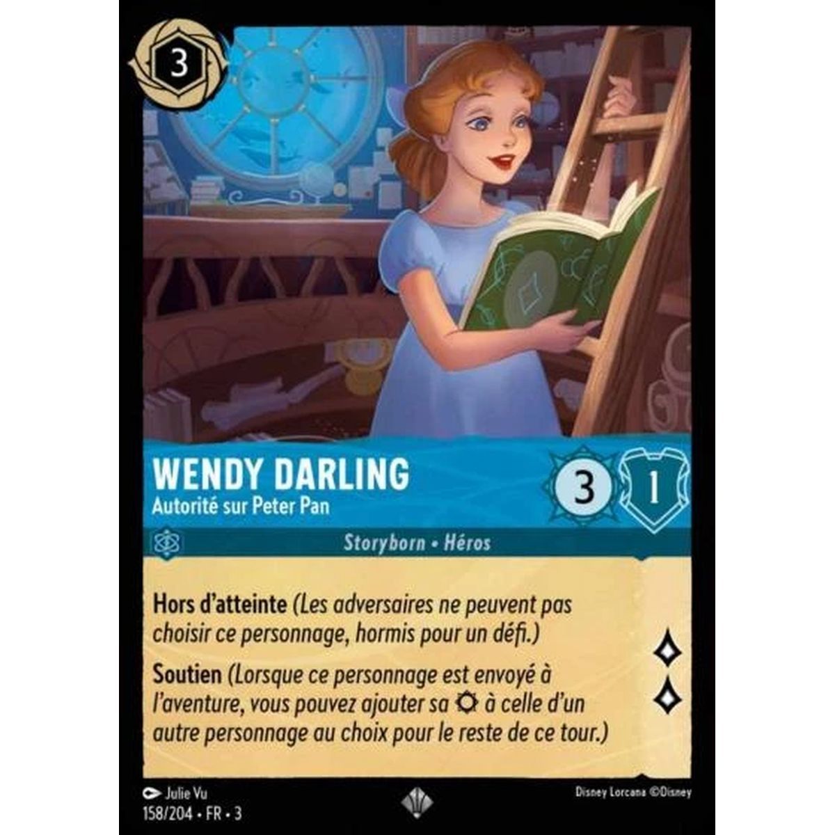 Wendy Darling, Authority on Peter Pan - 158/204 - ITI - Les Terres d'Encres - Super Rare - French