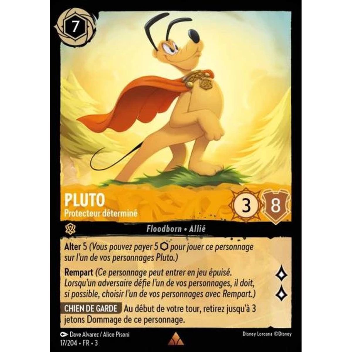 Pluto, Determined Protector - 17/204 - ITI - Les Terres d'Encres - Brillante - Premium - French