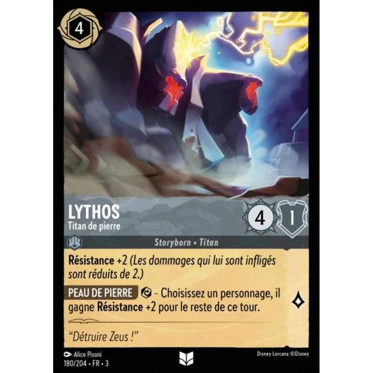 Lythos, Stone Titan - 180/204 - ITI - Les Terres d'Encres - Uncommon - French