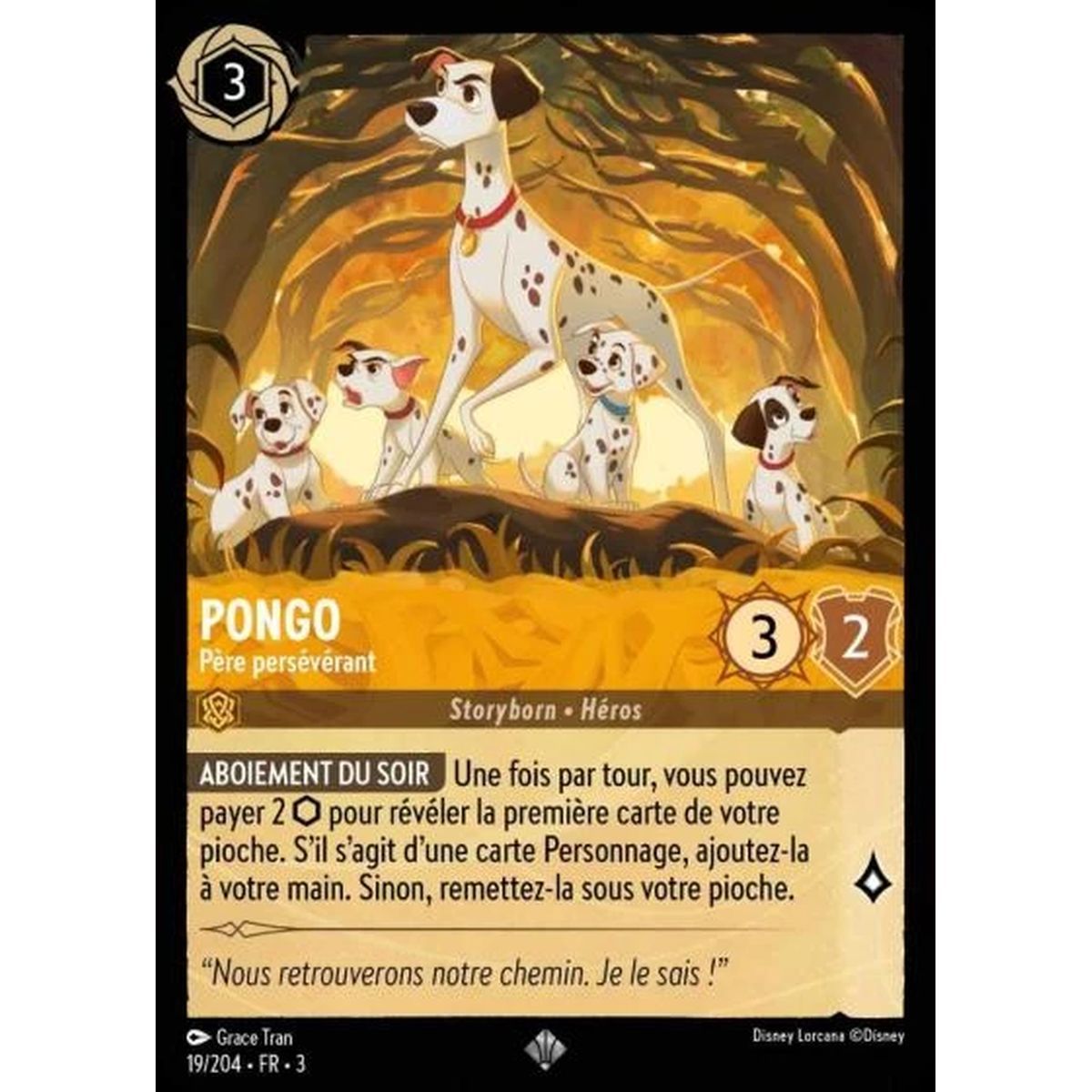 Pongo, Persevering Father - 19/204 - ITI - Les Terres d'Encres - Brillante - Premium - French