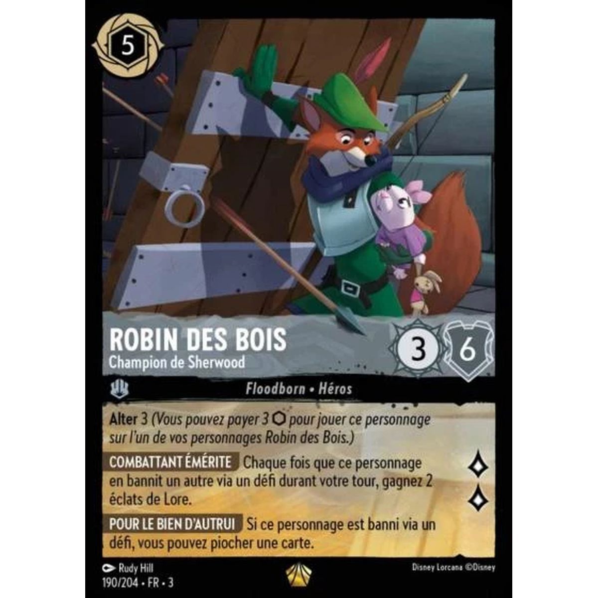 Item Robin Hood, Champion of Sherwood - 190/204 - ITI - Les Terres d'Encres - Legendary - French