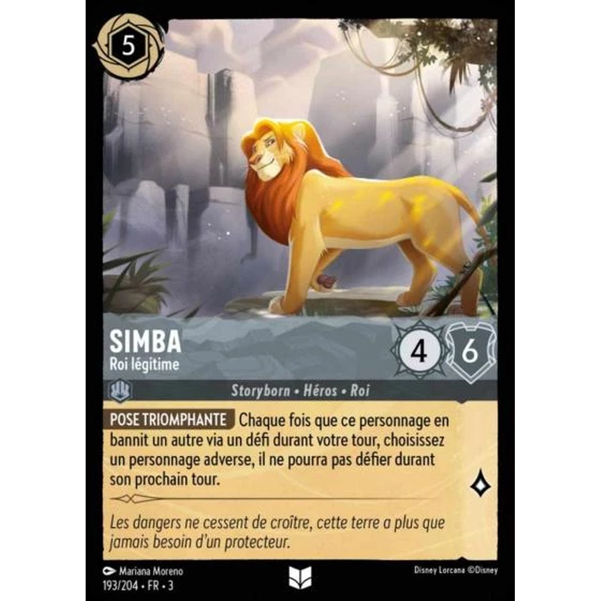 Simba, Rightful King - 193/204 - ITI - Les Terres d'Encres - Uncommon - French