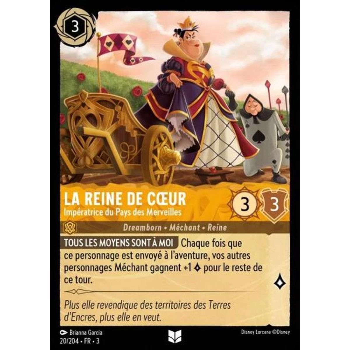 Item The Queen of Hearts, Empress of Wonderland - 20/204 - ITI - Les Terres d'Encres - Uncommon - French