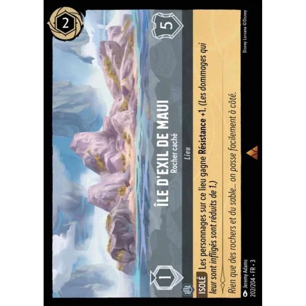 Item Exile Island of Maui, Hidden Rock - 202/204 - ITI - Les Terres d'Encres - Brillante - Premium - French