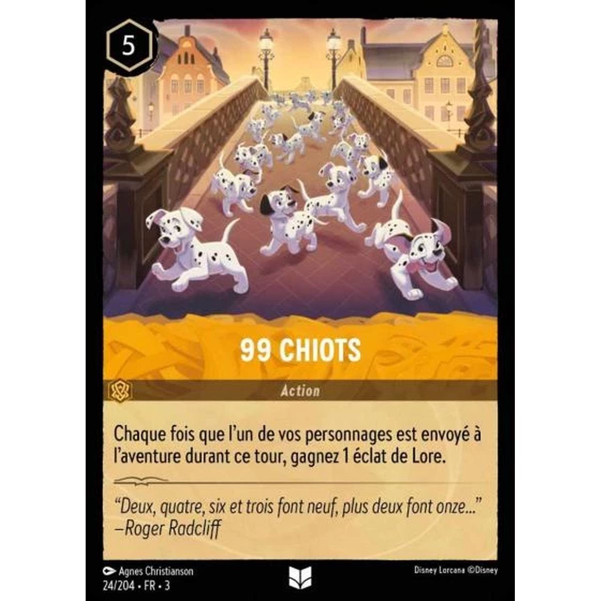 99 puppies - 24/204 - ITI - Les Terres d'Encres - Uncommon - French