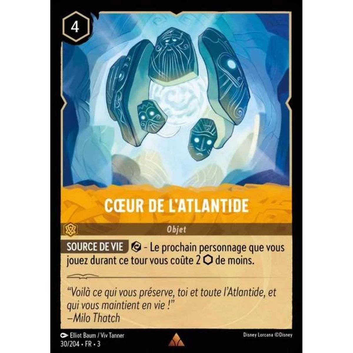 Heart of Atlantis - 30/204 - ITI - Les Terres d'Encres - Rare - French