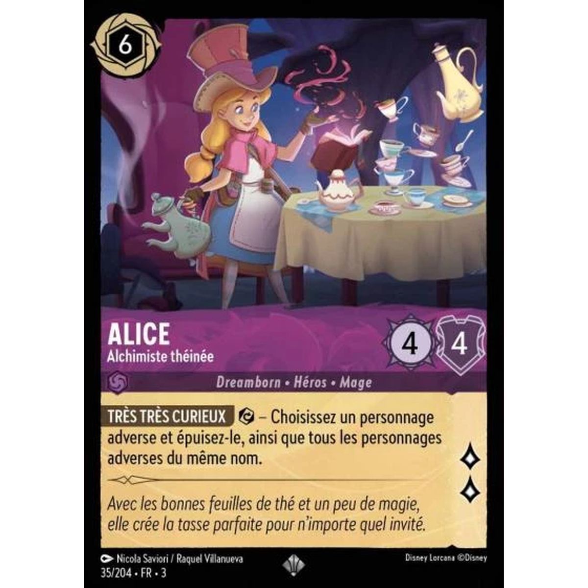 Alice, Theine Alchemist - 35/204 - ITI - Les Terres d'Encres - Super Rare - French