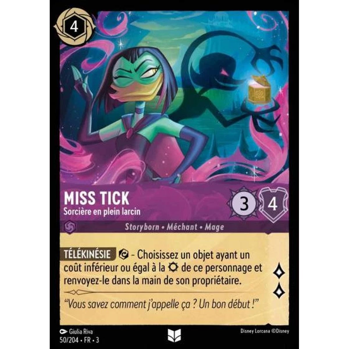 Miss Tick, Witch in the act of theft - 50/204 - ITI - Les Terres d'Encres - Brillante - Premium - French