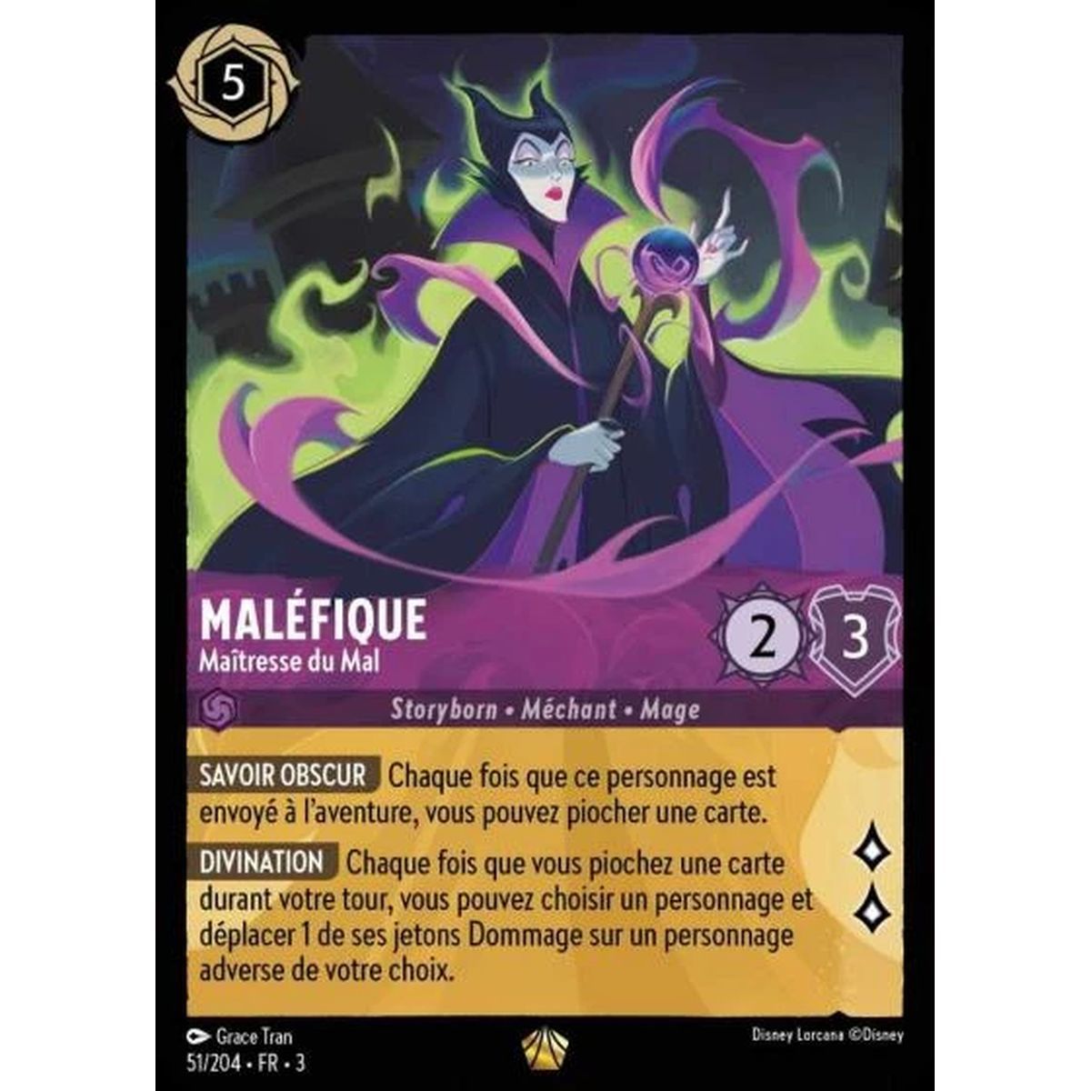 Maleficent, Mistress of Evil - 51/204 - ITI - Les Terres d'Encres - Legendary - French