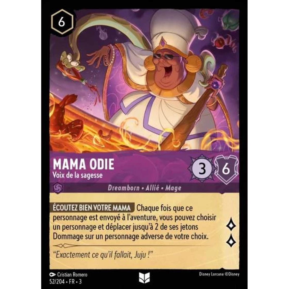 Mama Odie, Voice of Wisdom - 52/204 - ITI - Les Terres d'Encres - Uncommon - French