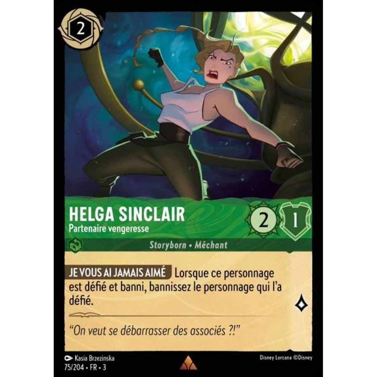 Item Helga Sinclair, Vengeful Partner - 75/204 - ITI - Les Terres d'Encres - Brillante - Premium - French