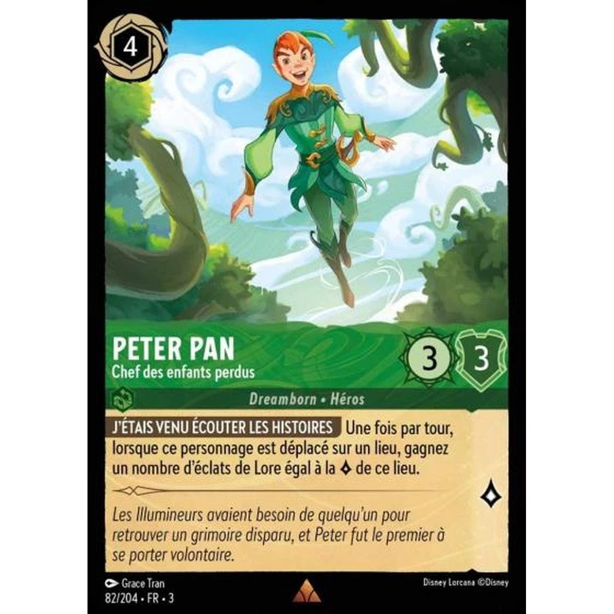 Item Peter Pan, Leader of the Lost Children - 82/204 - ITI - Les Terres d'Encres - Rare - French