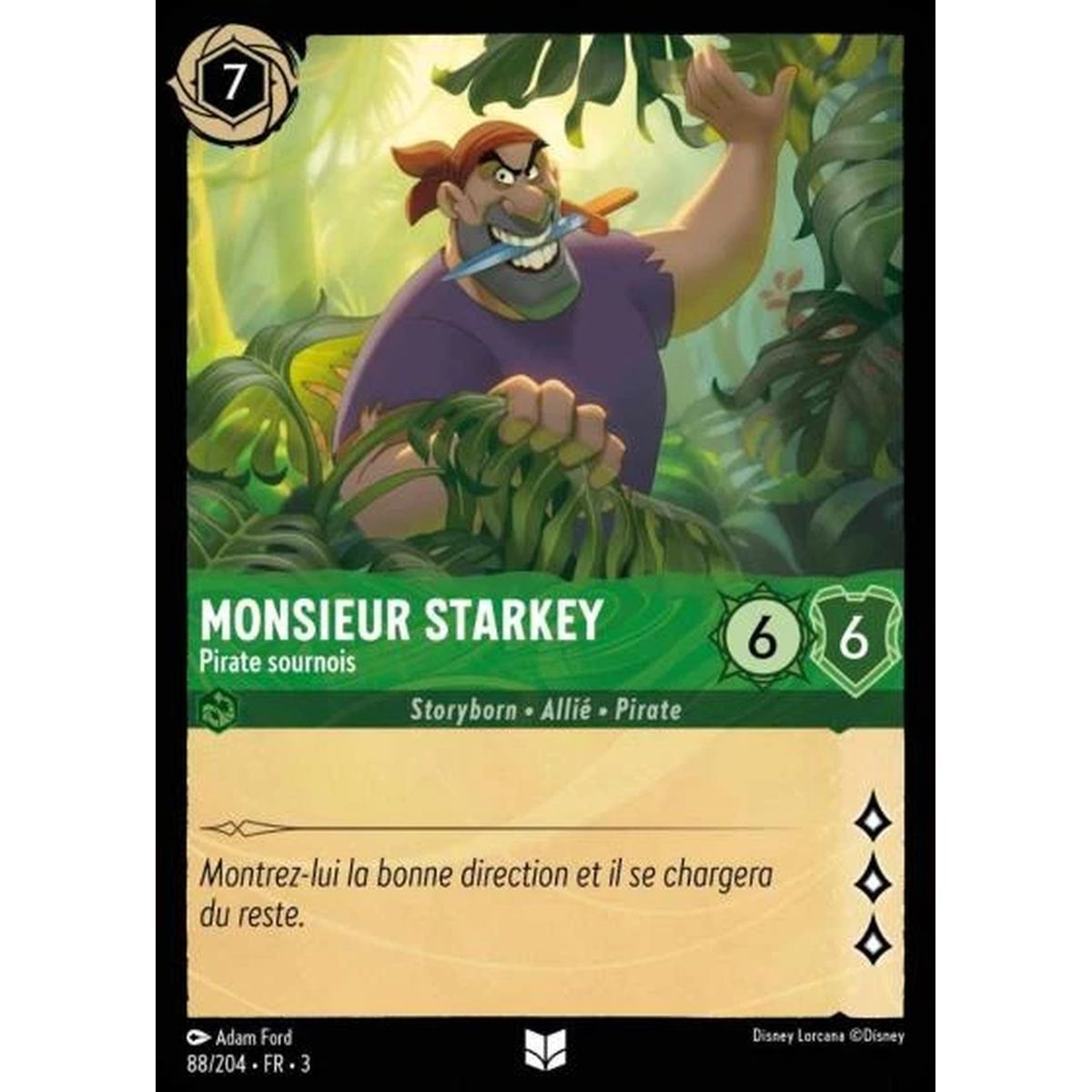 Monsieur Starkey, Sneaky Pirate - 88/204 - ITI - Les Terres d'Encres - Uncommon - French