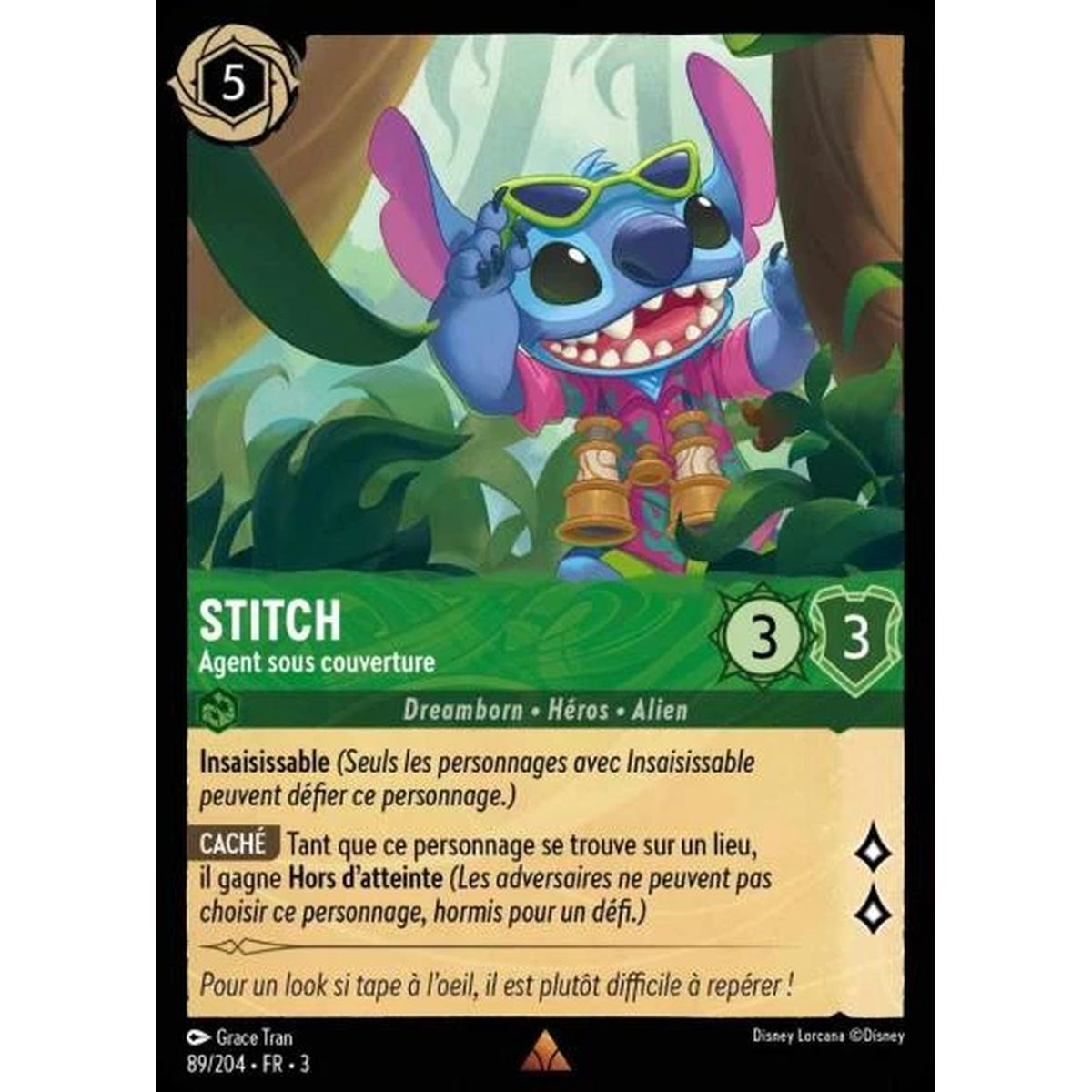 Stitch, Undercover Agent - 89/204 - ITI - Les Terres d'Encres - Rare - French