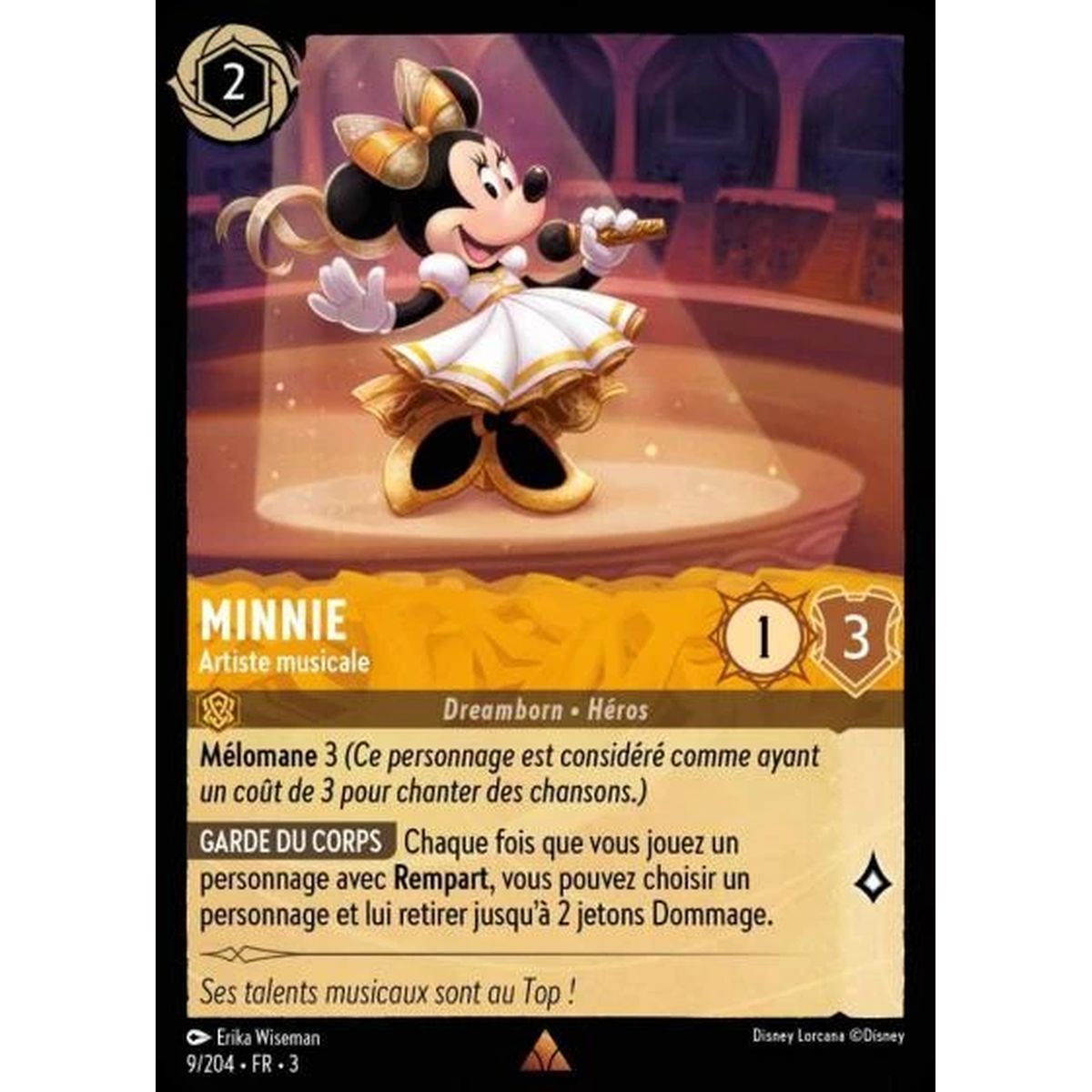 Item Minnie, Musical Artist - 9/204 - ITI - Les Terres d'Encres - Brillante - Premium - French