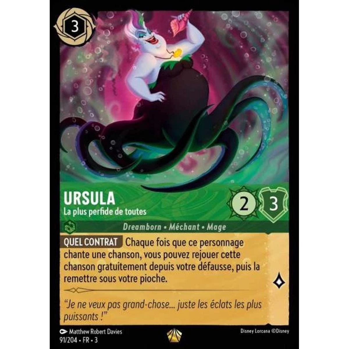 Ursula, The Most Perfidious of All - 91/204 - ITI - Les Terres d'Encres - Legendary - French