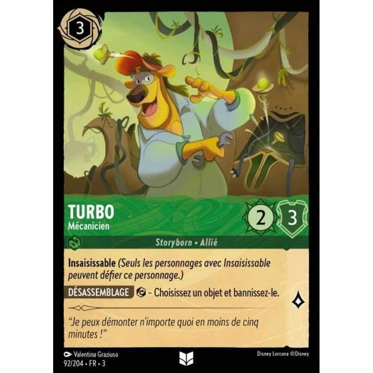 Item Turbo, Mechanic - 92/204 - ITI - Les Terres d'Encres - Uncommon - French