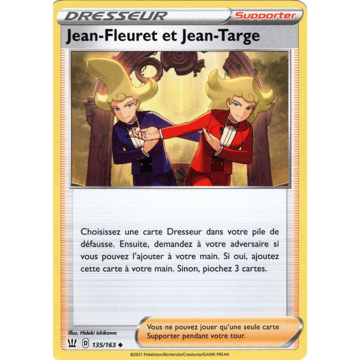 Jean-Fleuret and Jean-Targe - Uncommon 135/163 - Sword and Shield 5 Combat Style