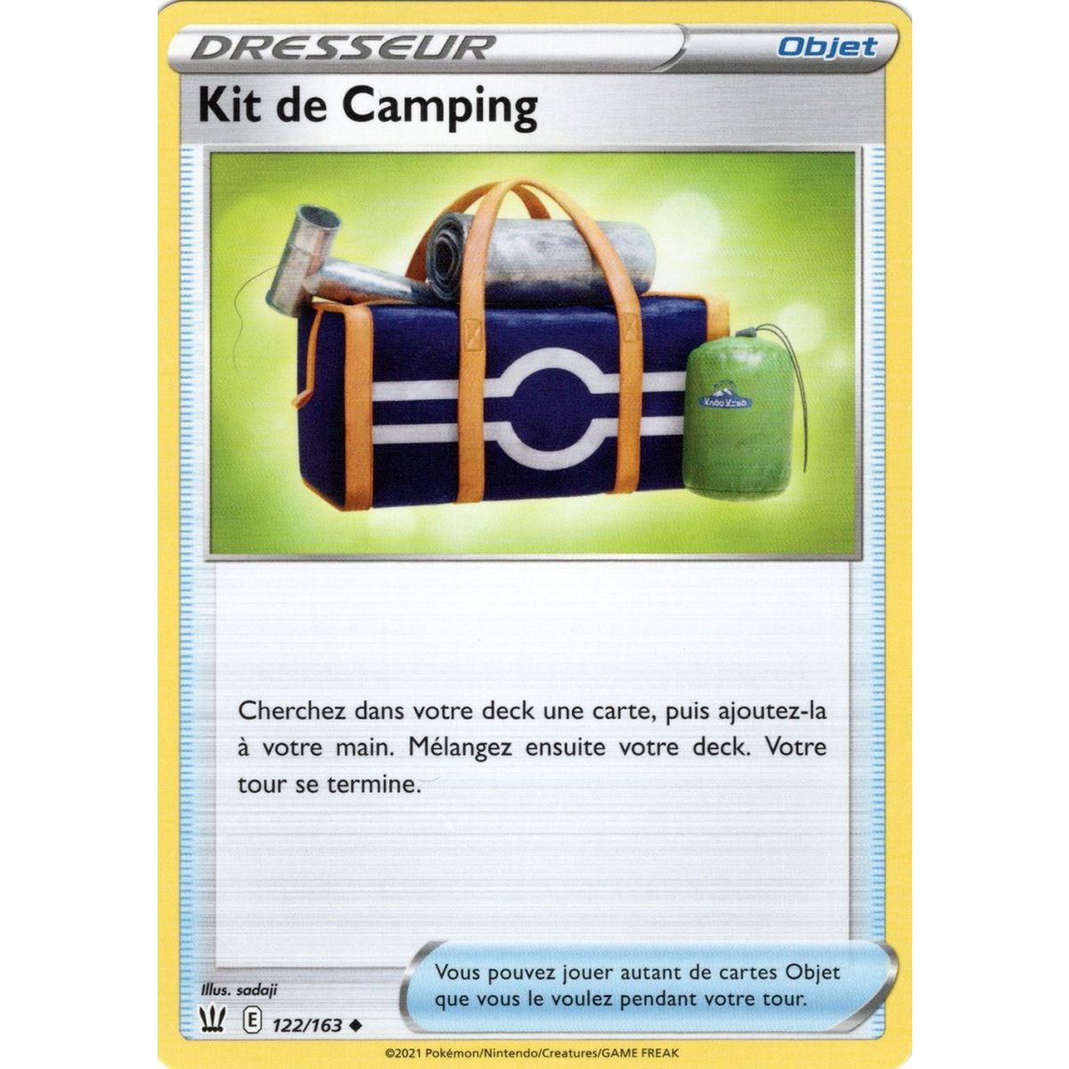 Camping Kit - Uncommon 122/163 - Sword and Shield 5 Combat Style