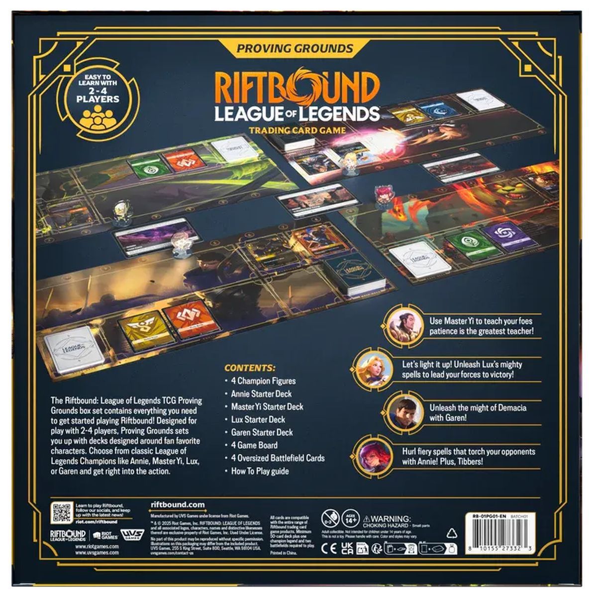 Starter Kit - Origins: Proving Ground - Riftbound League of Legends TCG - English
