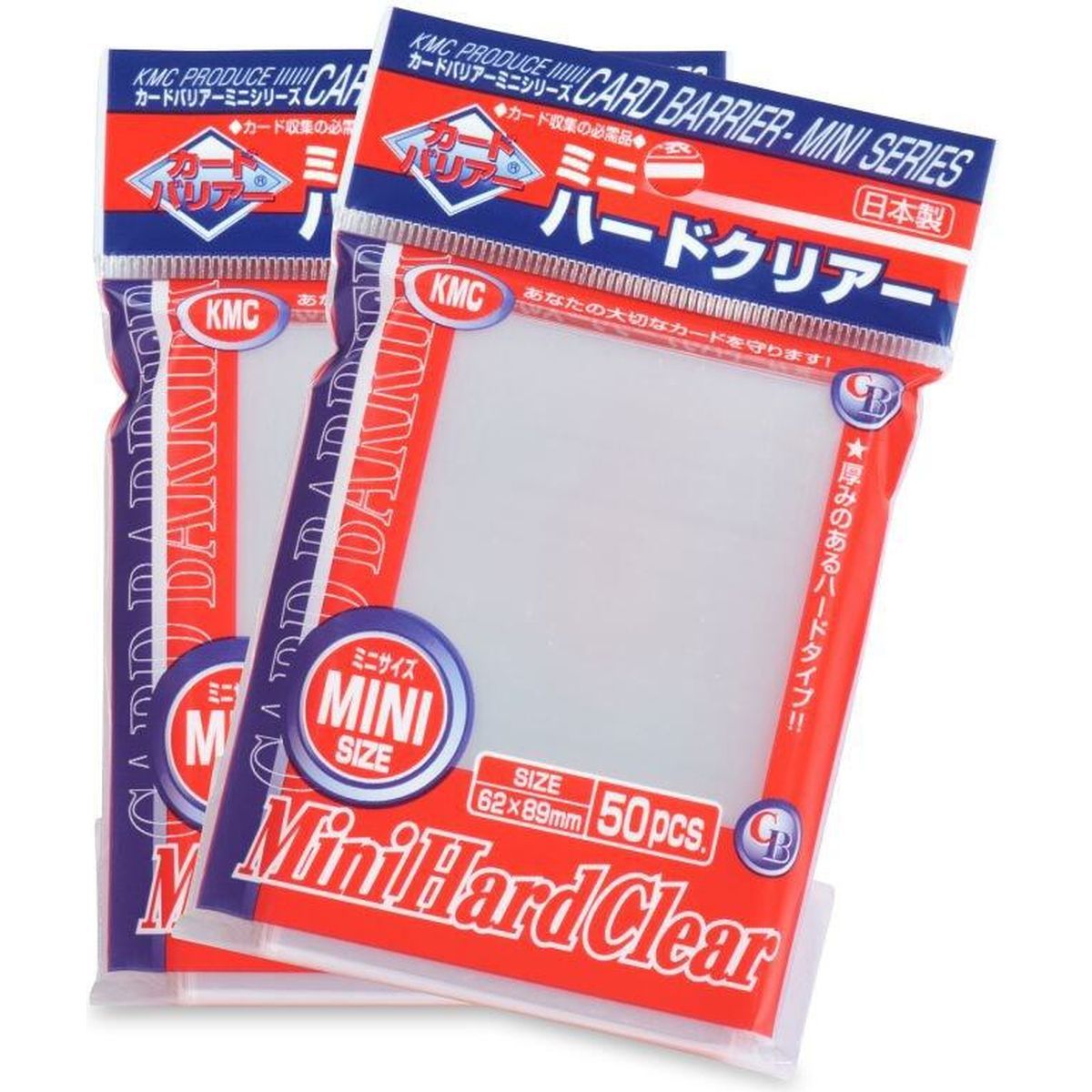 KMC - Card Protectors - Small - Card Barrier Mini Hard Clear (50 Sleeves)