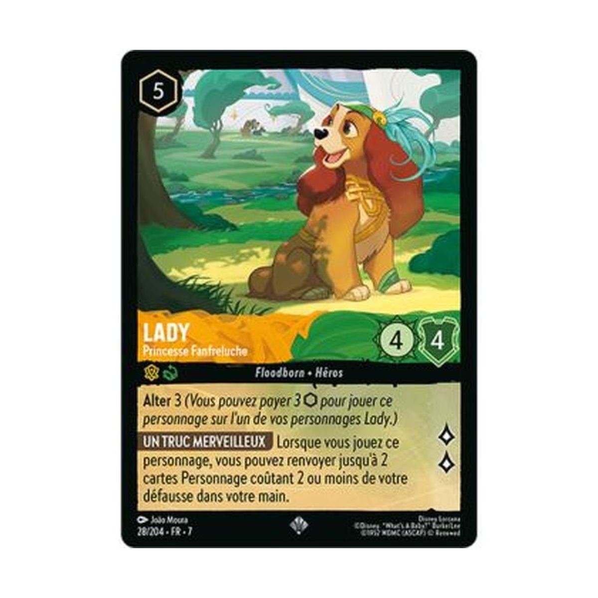 Item Lady, Princess Fanfreluche - 28/204 - ARI - The Island of Archazia - Super Rare - French