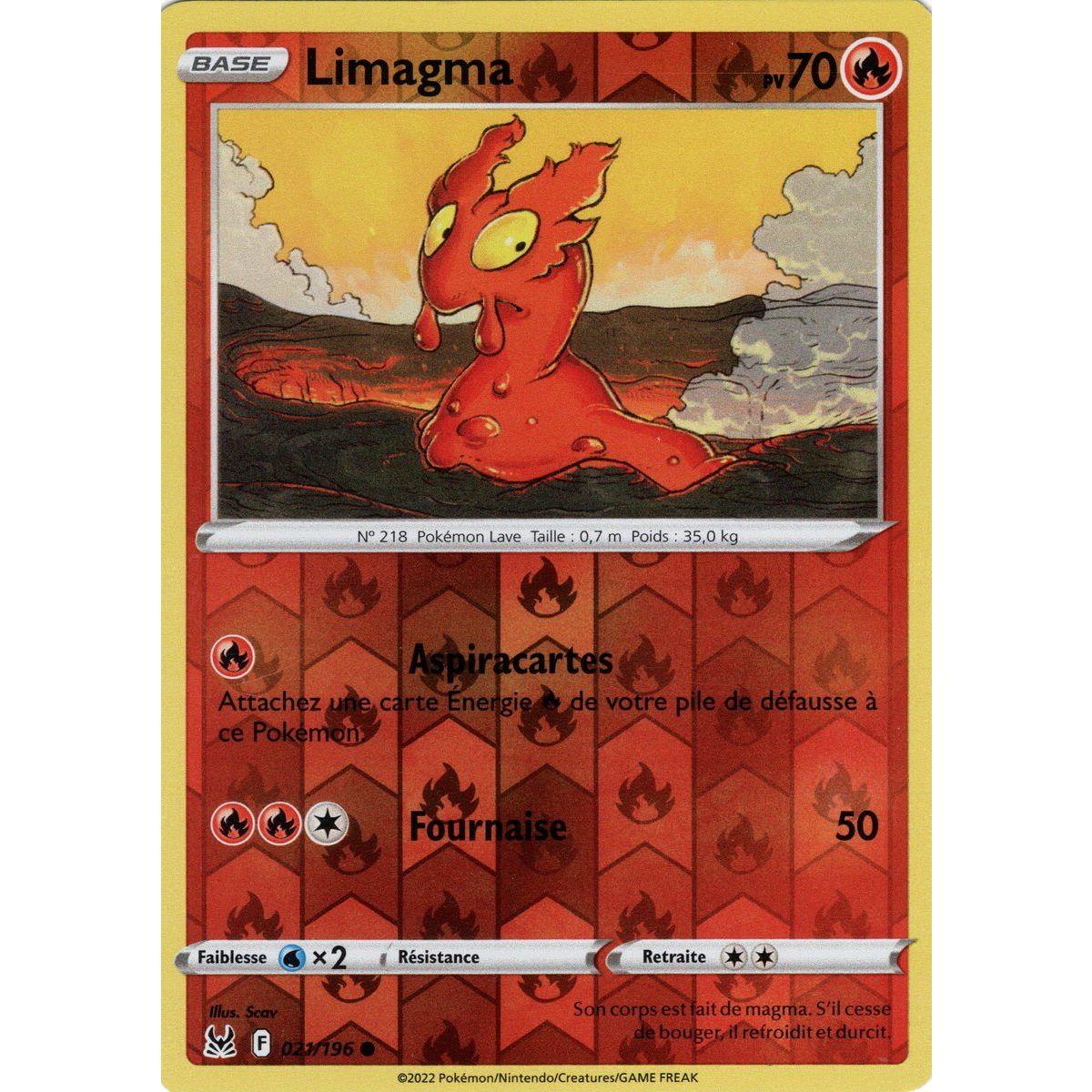 Limagma - Reverse 21/196_R - Sword and Shield 11 Lost Origin