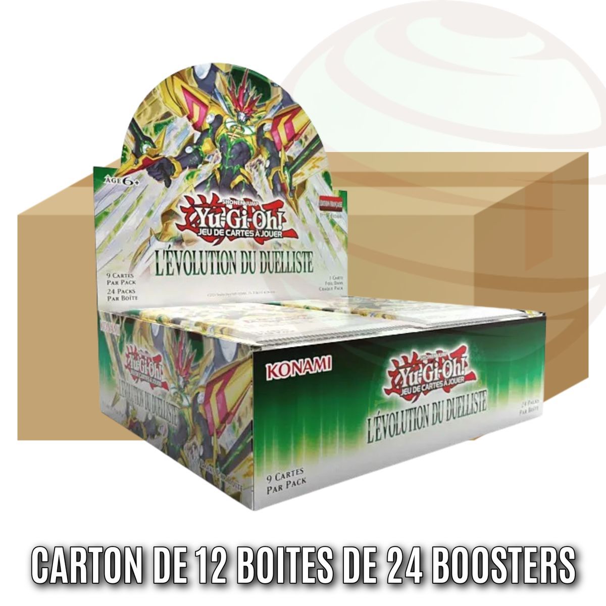 Lot of 12 Boxes of 24 Boosters - The Evolution of the Duelist - Yu-Gi-Oh! - DUAD - FR