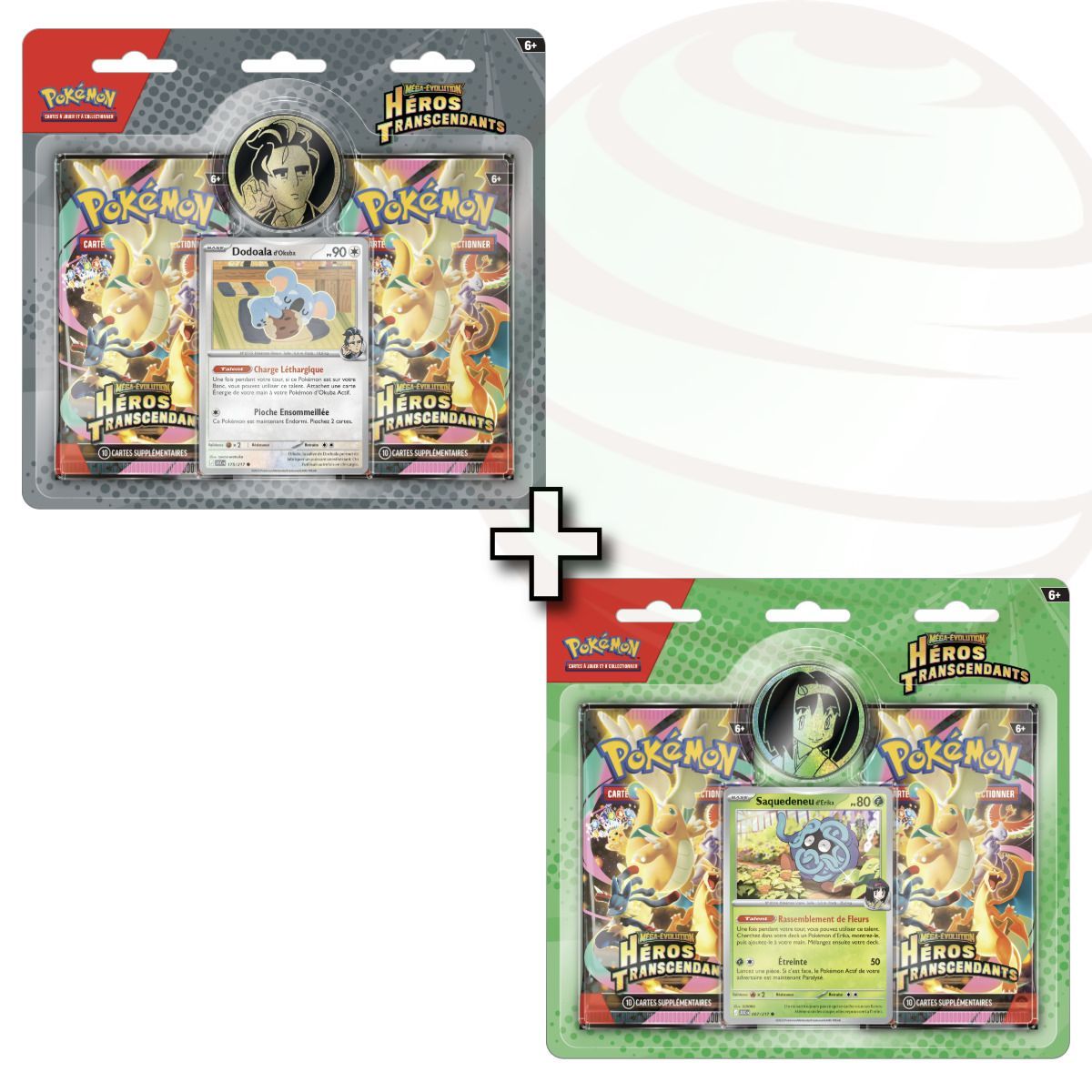 2-Pack Duo-Pack - 2 Boosters - Okuba's Komala/Erika's Tangela - Mega Evolution - Transcendent Heroes [ME02.5][ASC] - Pokémon - FR