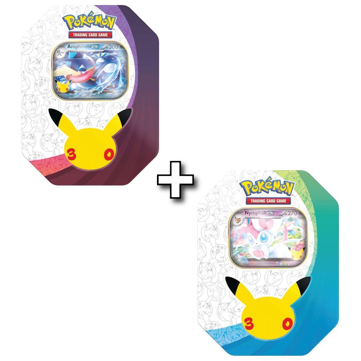 2-Pack Pokébox - 8 Boosters - Greninja ex & Sylveon ex - 30th Anniversary [ME05.5][30C] - Pokémon - FR