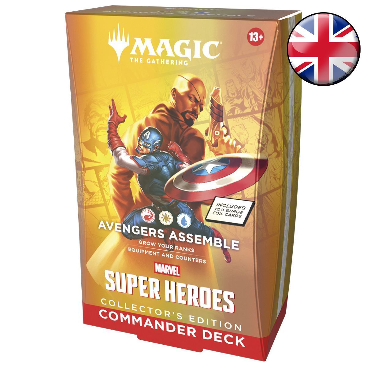 Lot of 4 Commander Decks Collector's Edition - Marvel Super Heroes - Magic The Gathering - FR